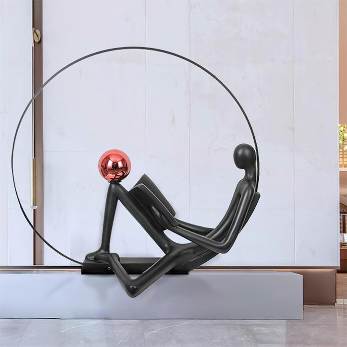 Reader Sculpture Floor Lamp Vakkerlight