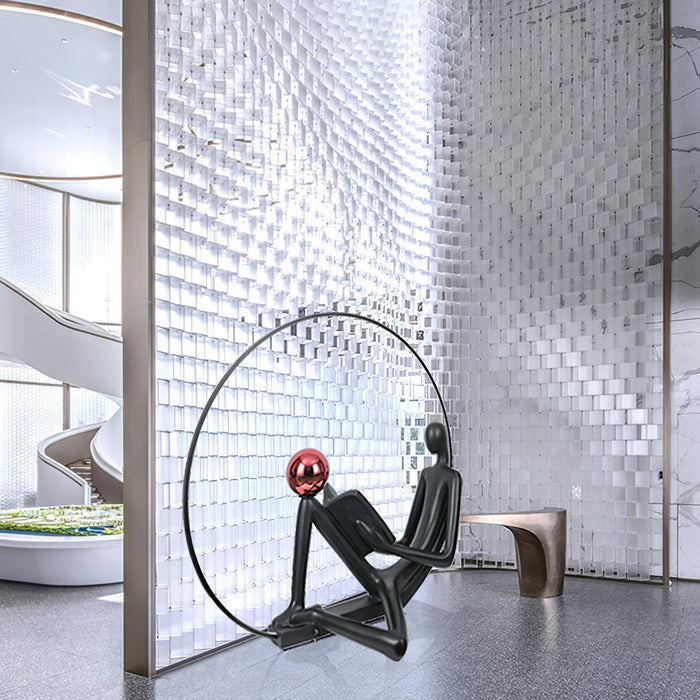 Reader Sculpture Floor Lamp Vakkerlight