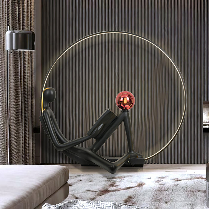 Reader Sculpture Floor Lamp Vakkerlight