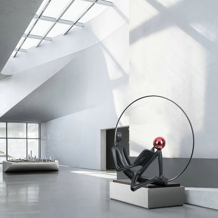 Reader Sculpture Floor Lamp Vakkerlight