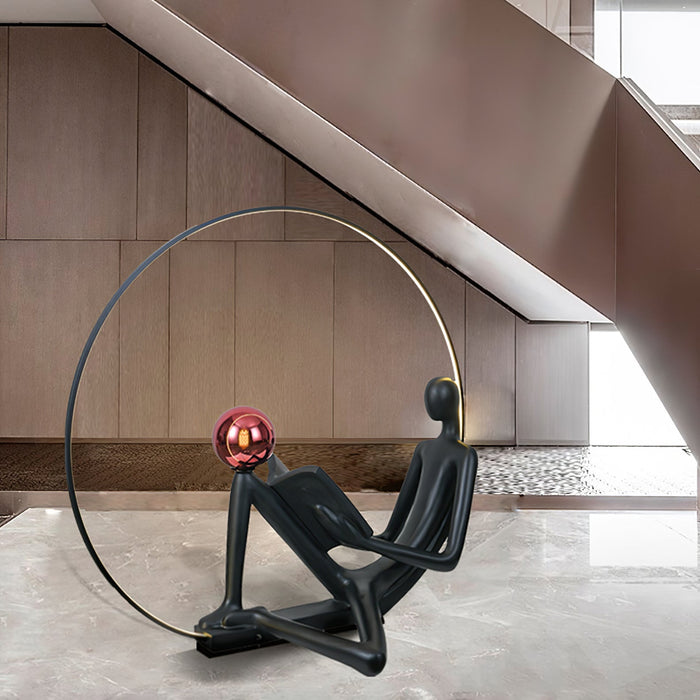 Reader Sculpture Floor Lamp Vakkerlight