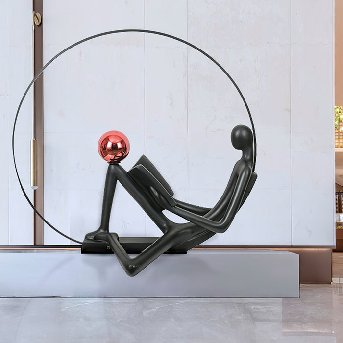 Reader Sculpture Floor Lamp Vakkerlight