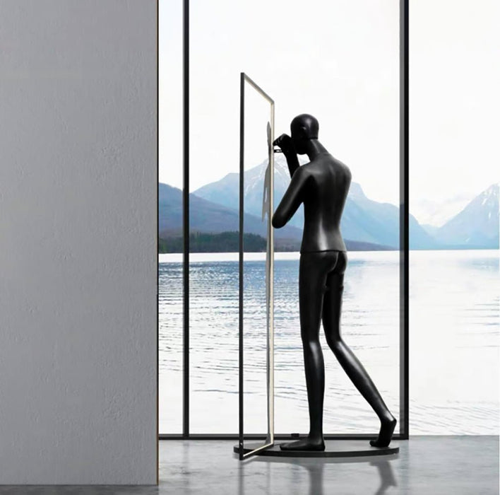 Mirror Sculpture Floor Lamp Vakkerlight