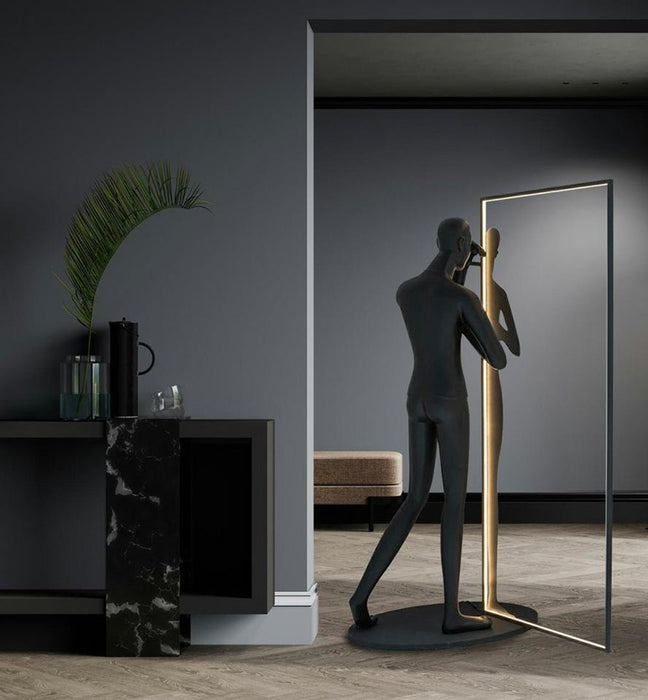 Mirror Sculpture Floor Lamp Vakkerlight