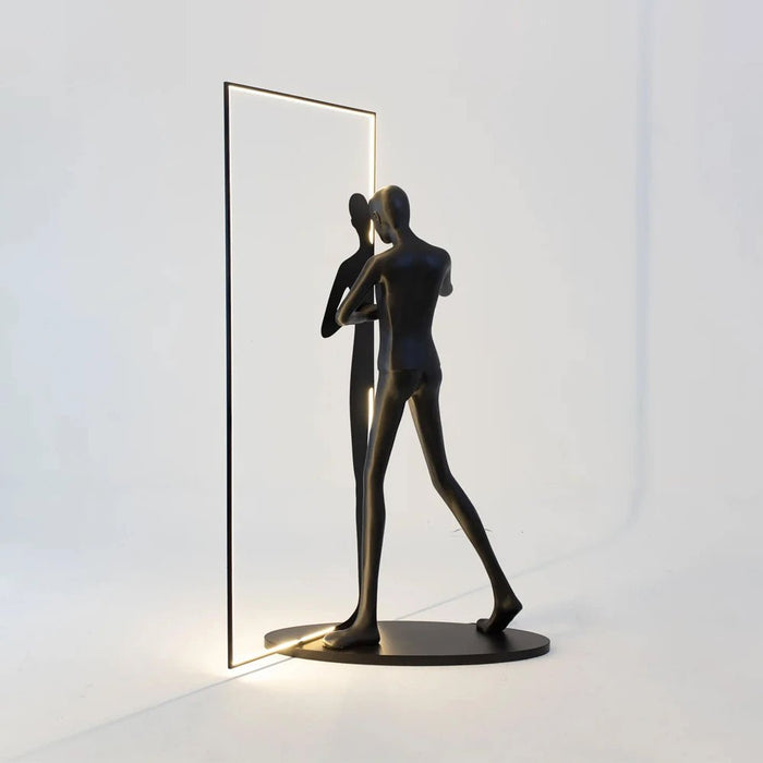 Mirror Sculpture Floor Lamp Vakkerlight