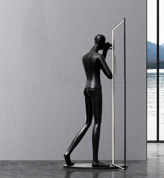 Mirror Sculpture Floor Lamp Vakkerlight