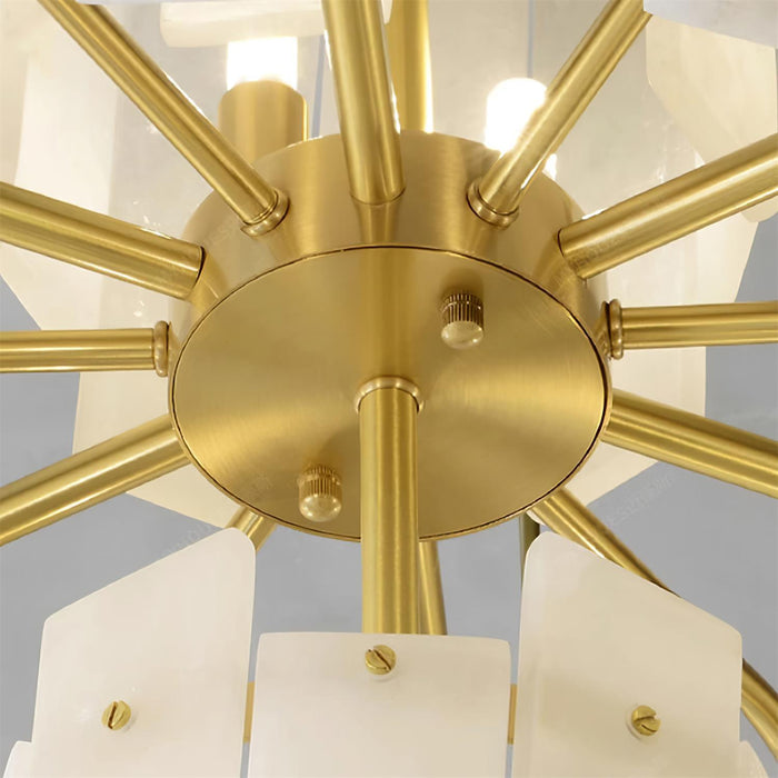 Regina Alabaster Chandelier Vakkerlight