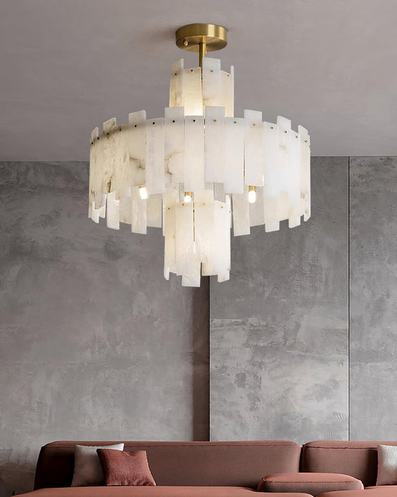 Regina Alabaster Chandelier Vakkerlight