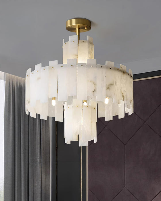 Regina Alabaster Chandelier Vakkerlight