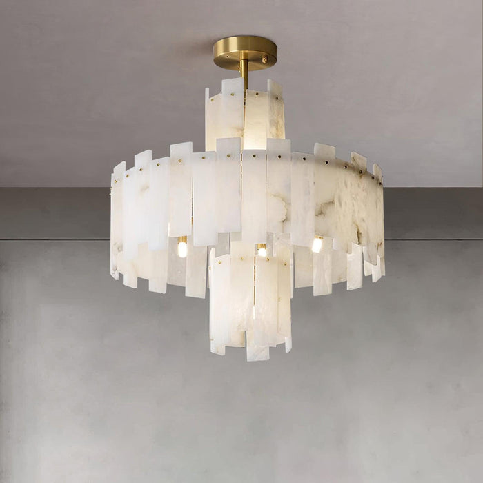 Regina Alabaster Chandelier Vakkerlight