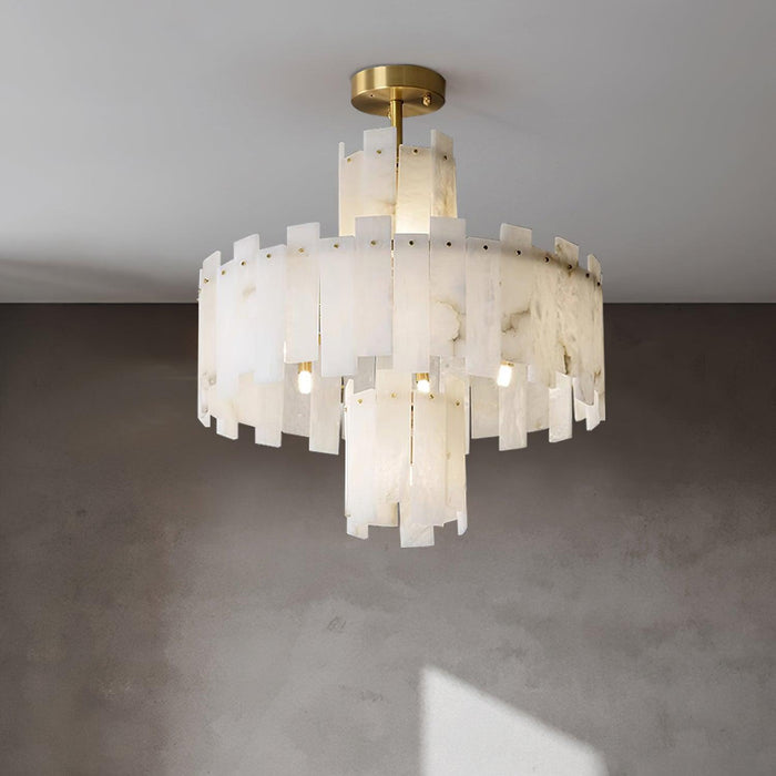 Regina Alabaster Chandelier Vakkerlight