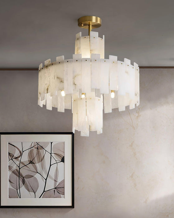Regina Alabaster Chandelier Vakkerlight