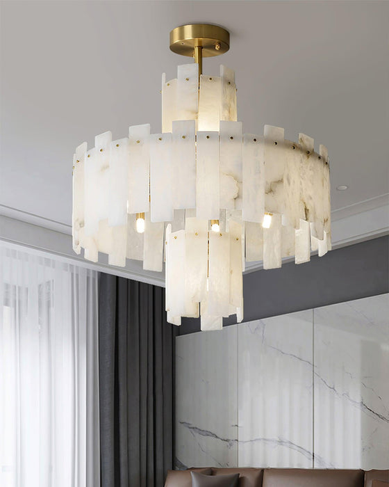 Regina Alabaster Chandelier Vakkerlight