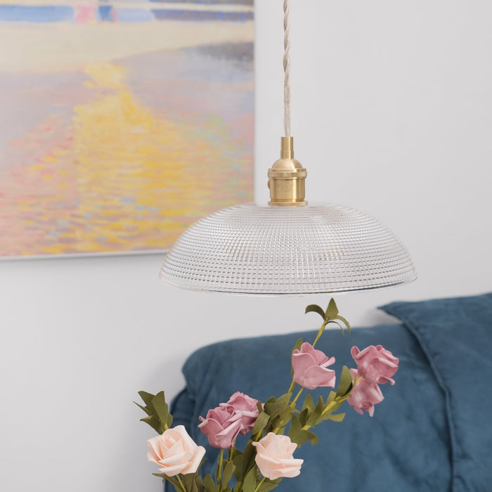 Ribbed Spiral Pendant Light Vakkerlight