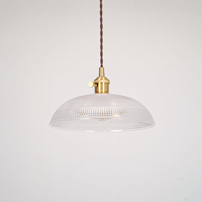 Ribbed Spiral Pendant Light Vakkerlight