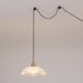 Ribbed Spiral Pendant Light Vakkerlight