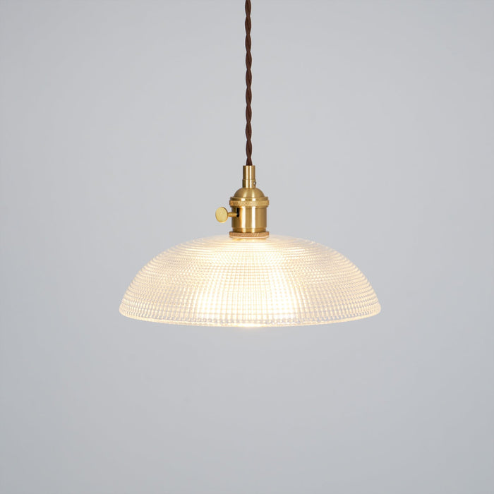 Ribbed Spiral Pendant Light Vakkerlight