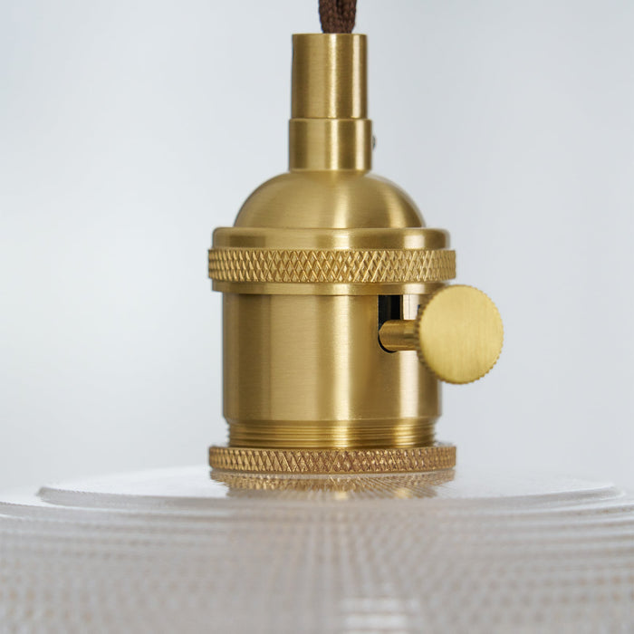 Ribbed Spiral Pendant Light Vakkerlight