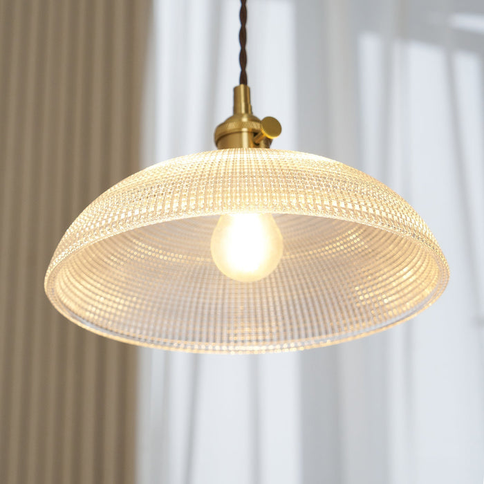 Ribbed Spiral Pendant Light Vakkerlight