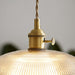 Ribbed Spiral Pendant Light Vakkerlight