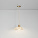 Ribbed Spiral Pendant Light Vakkerlight