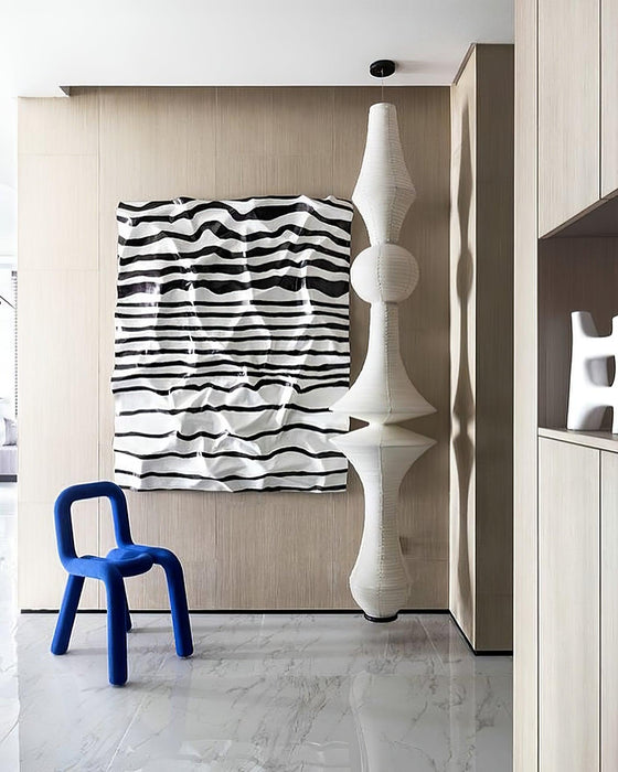 Rice Paper E Pendant Light