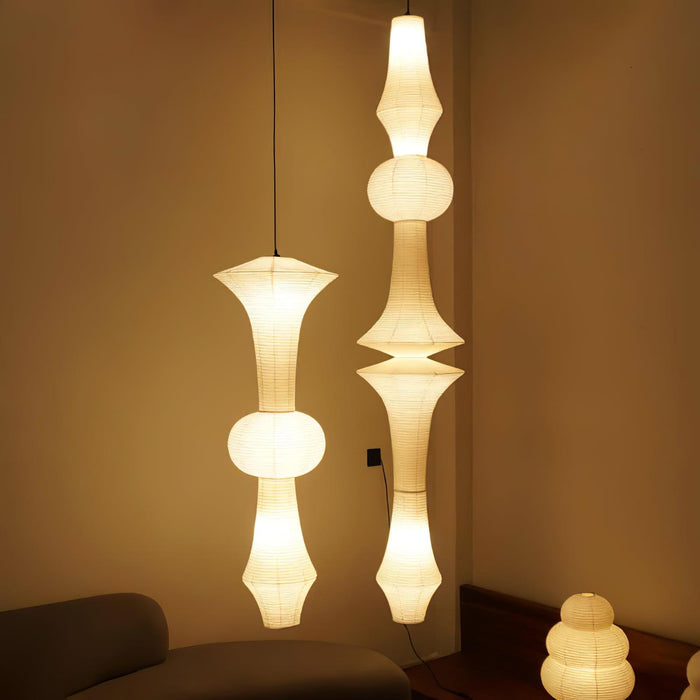 Rice Paper E Pendant Light