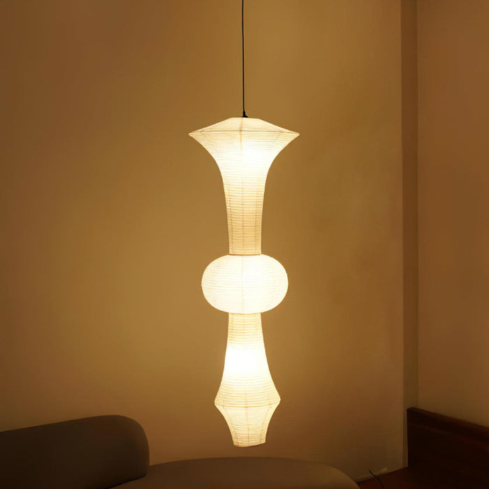 Rice Paper E Pendant Light