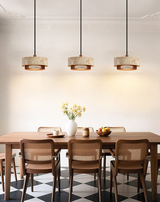 Riva Travertine Pendant Lamp Vakkerlight