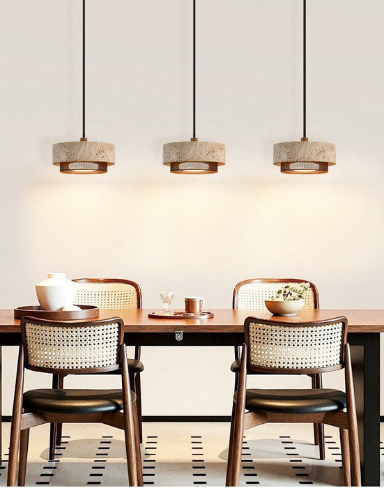 Riva Travertine Pendant Lamp Vakkerlight