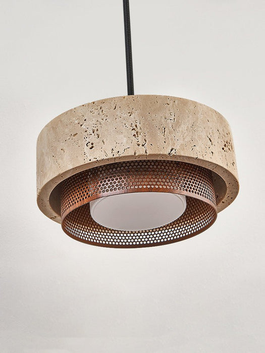 Riva Travertine Pendant Lamp Vakkerlight