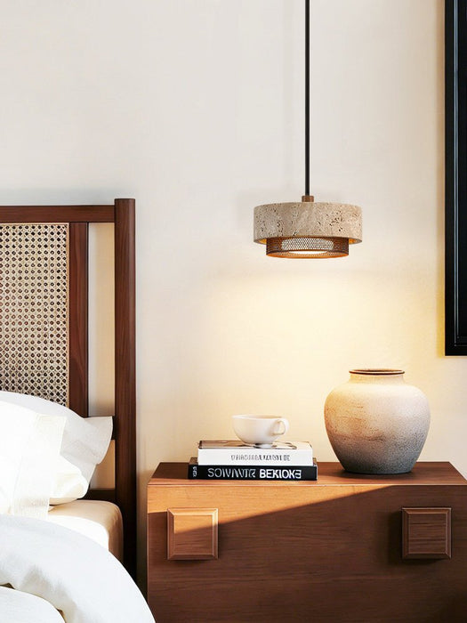 Riva Travertine Pendant Lamp Vakkerlight