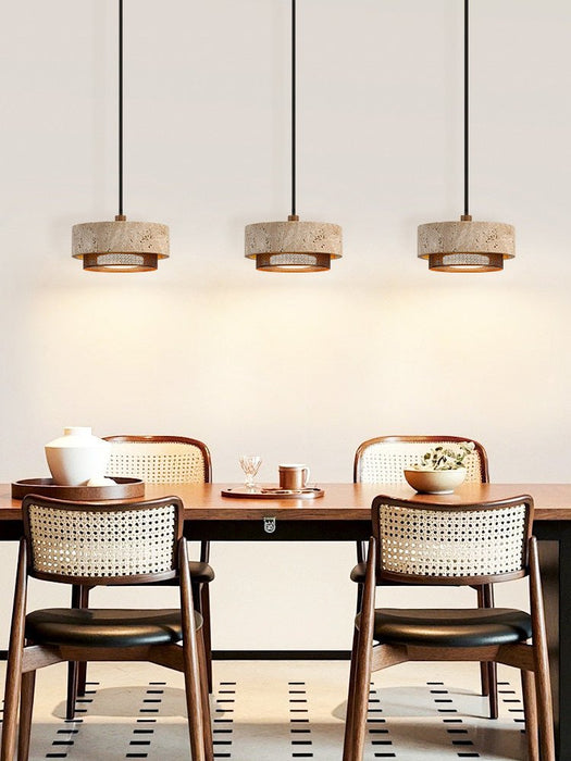 Riva Travertine Pendant Lamp Vakkerlight