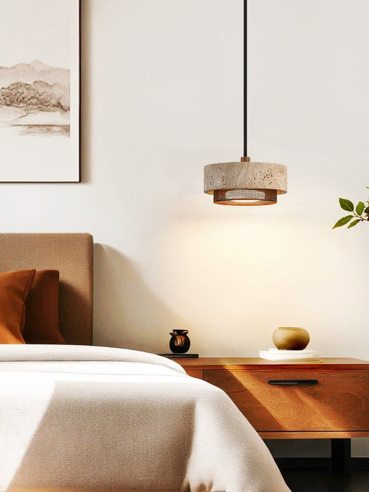 Riva Travertine Pendant Lamp Vakkerlight