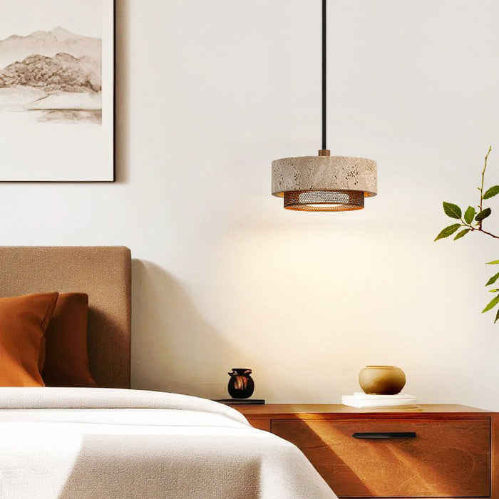 Riva Travertine Pendant Lamp Vakkerlight