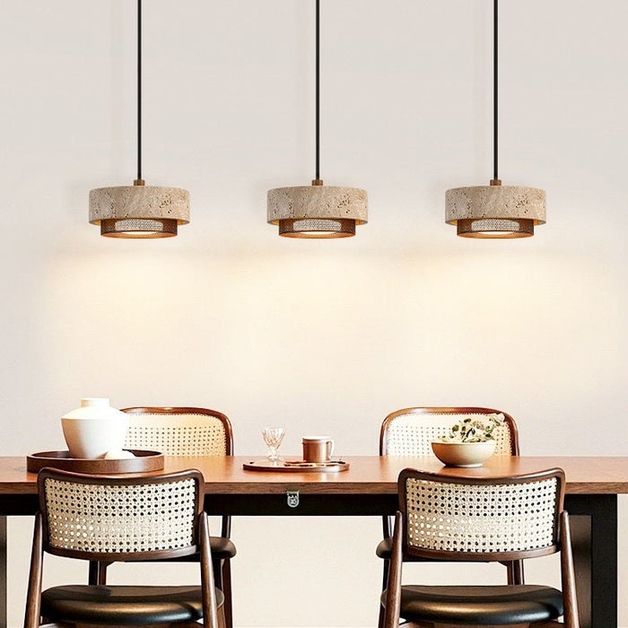 Riva Travertine Pendant Lamp Vakkerlight