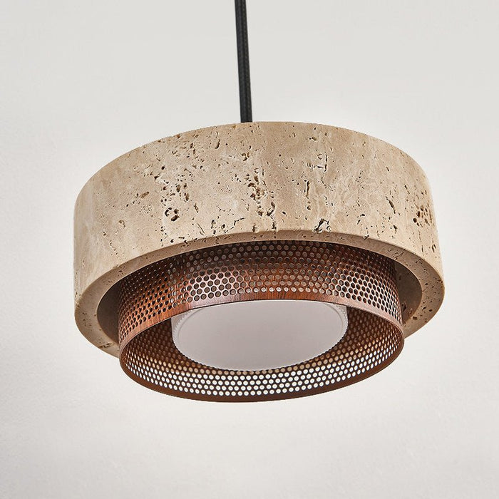 Riva Travertine Pendant Lamp Vakkerlight