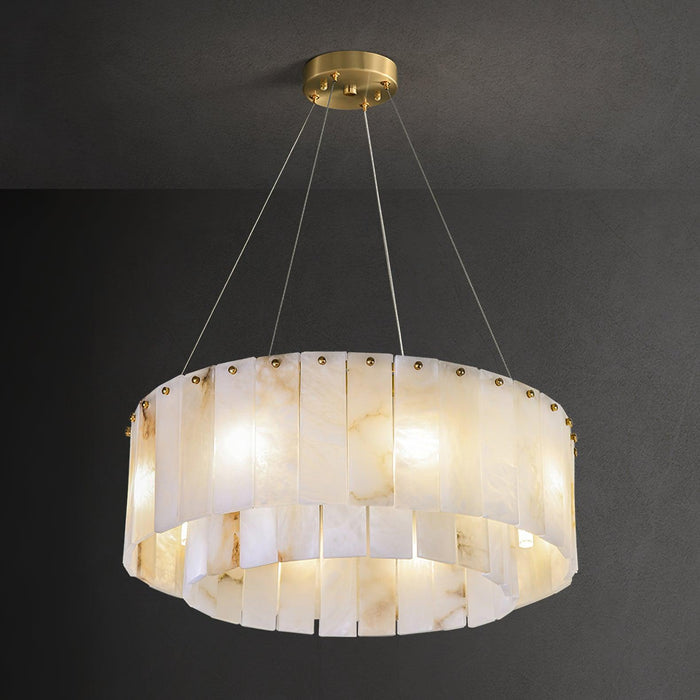 Rock Alabaster Chandelier Vakkerlight