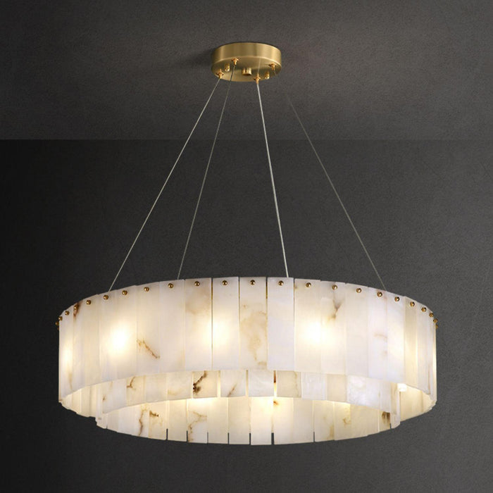 Rock Alabaster Chandelier Vakkerlight