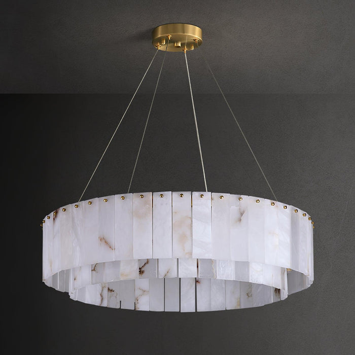 Rock Alabaster Chandelier Vakkerlight