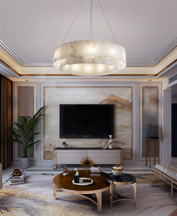 Rock Alabaster Chandelier Vakkerlight