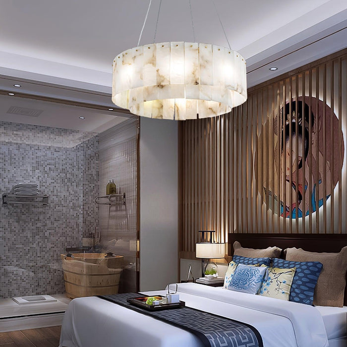 Rock Alabaster Chandelier Vakkerlight