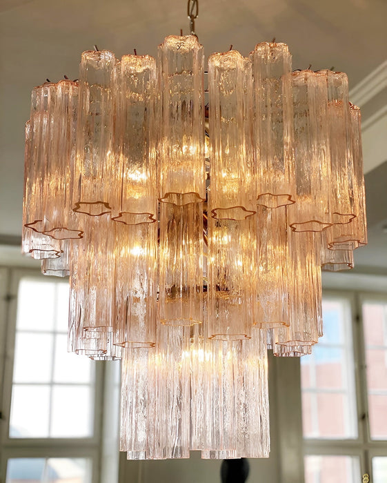 Rose Tubes Glass Chandelier Vakkerlight