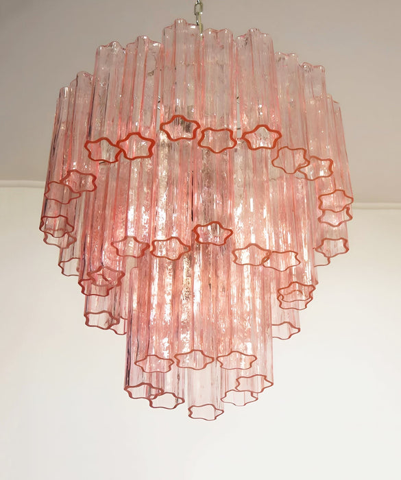 Rose Tubes Glass Chandelier Vakkerlight