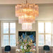 Rose Tubes Glass Chandelier Vakkerlight
