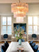 Rose Tubes Glass Chandelier Vakkerlight