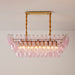 Rose Prism Glass Chandelier Vakkerlight