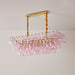 Rose Prism Glass Chandelier Vakkerlight