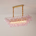 Rose Prism Glass Chandelier Vakkerlight