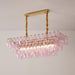 Rose Prism Glass Chandelier Vakkerlight